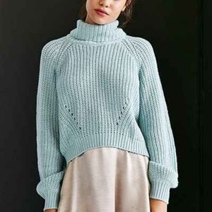 Kimchi Blue Noah Balloon Sleeve Turtleneck Sweater